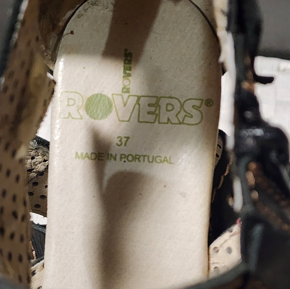 Rovers women's heels cutout side zip‎ 37 Leather Black - Picture 10 of 11